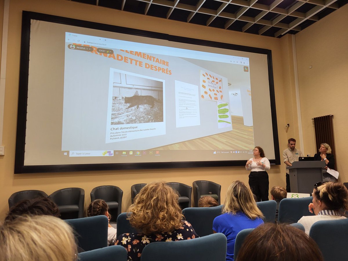 cdupuy5's tweet image. ⚠️ Poursuite de la cérémonie de remise des diplômes EDD et EPSa dans le #Loiret
↪️ les médiateurs du #mobe ont présenté aux participants le projet "pris sur le vif " en partenariat avec @dsden45 et @CGrezanle