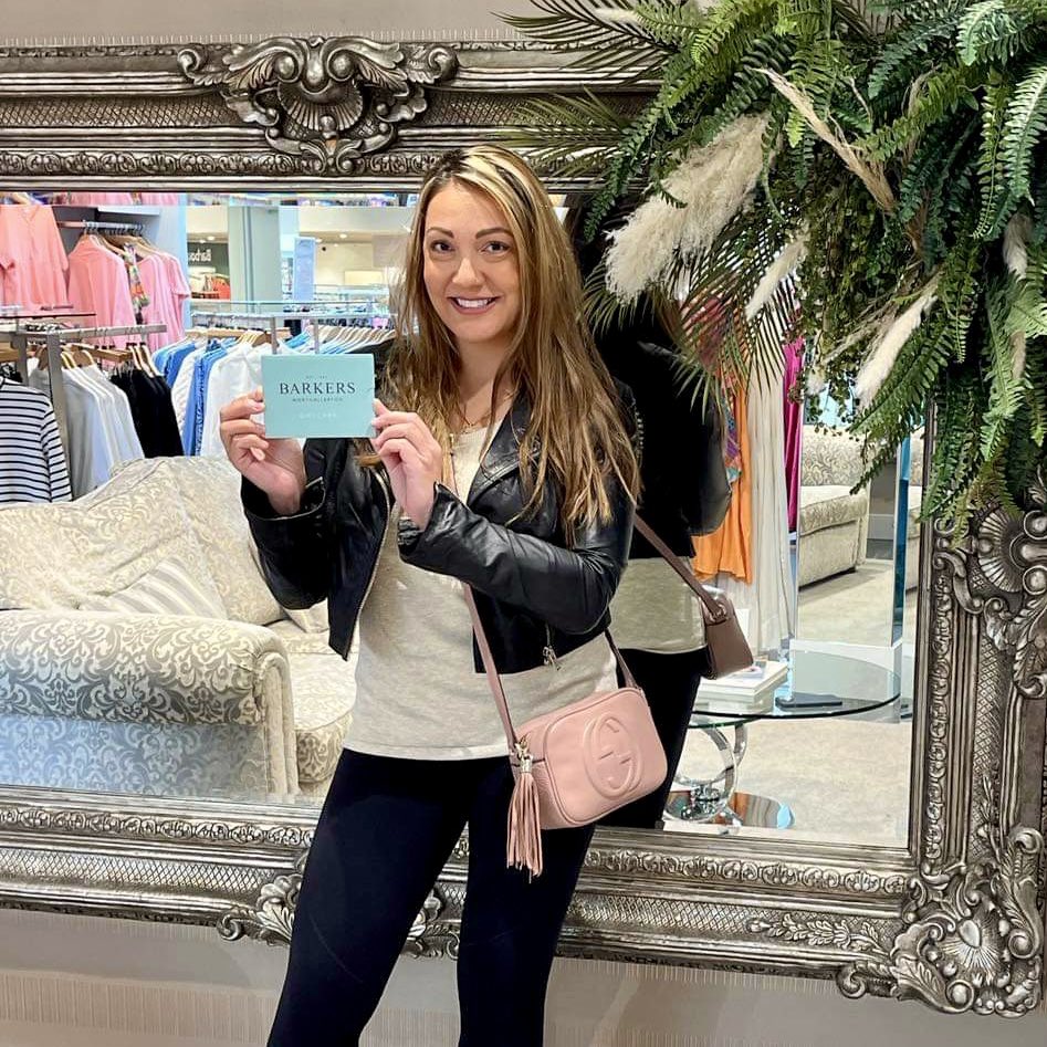 Recently we held a 'Summer Selfie' competition where customers took a photo in a mirror in store and tagged us in their story... ☀️🛍
Thank you to everyone who entered, our lucky winner was: Emma Hamilton!!

Congratulations &amp; enjoy the £150 Gift Card Emma!