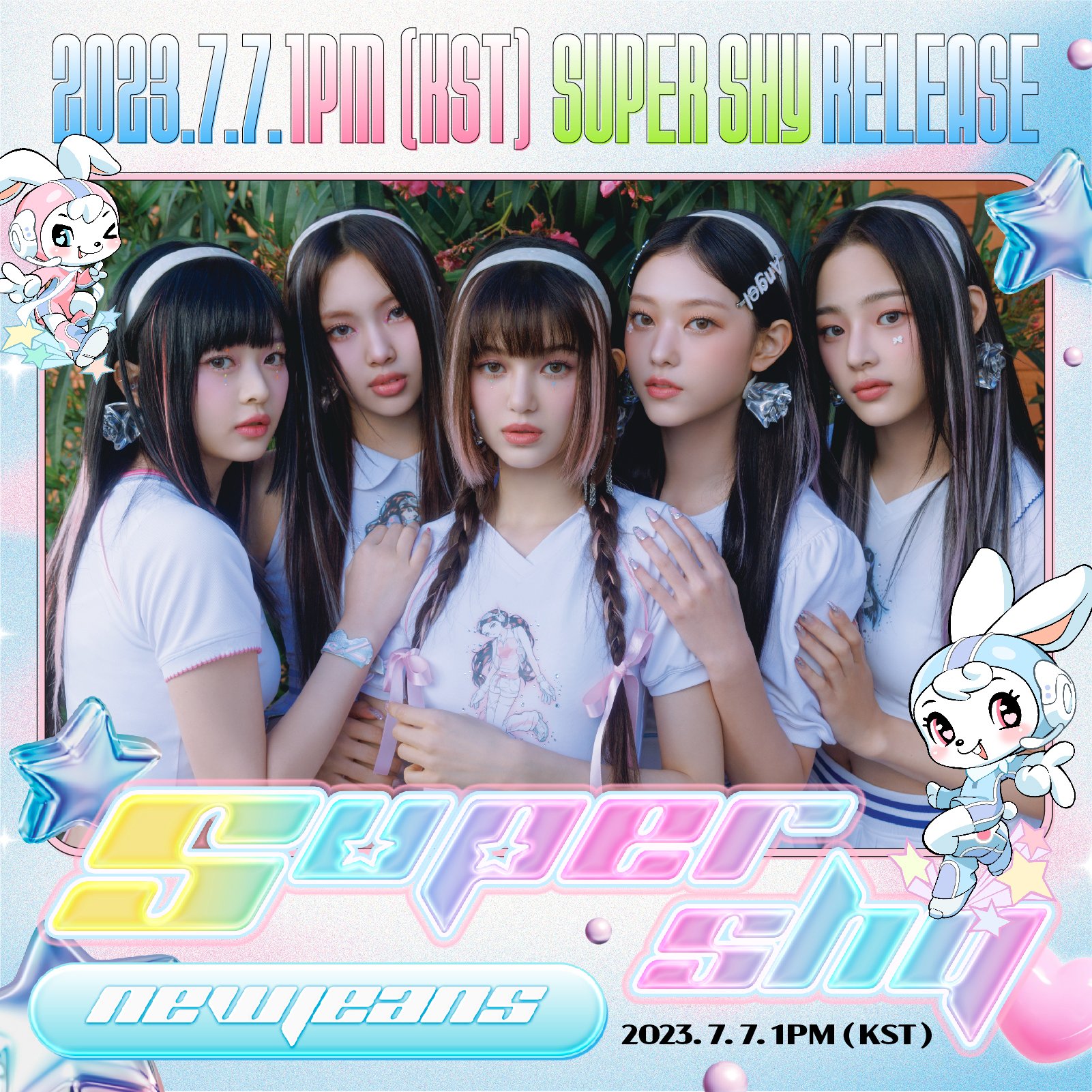 NewJeans on Twitter "NewJeans 'Super Shy' 🗓 2023.7.7. 1PM (KST