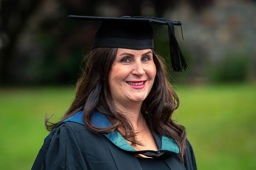 UWTSD's tweet photo. NEWS: 🎓Mature Student Emma Macgregor returns to Education to change career path after being made redundant
Read more here: https://t.co/aHzhhOrZBL
#uwtsdgrad #graduation2023 https://t.co/MuuojG50Sx