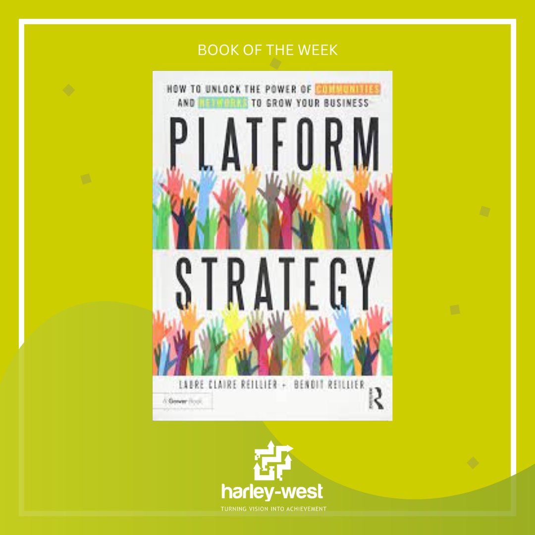 suziatharley's tweet photo. Book of the week:

Platform Strategy – Laure Claire Reillier + Benoit Reillier

How to build your own business using existing case studies and references to successful, flourishing companies. https://t.co/WkDu1j5px7