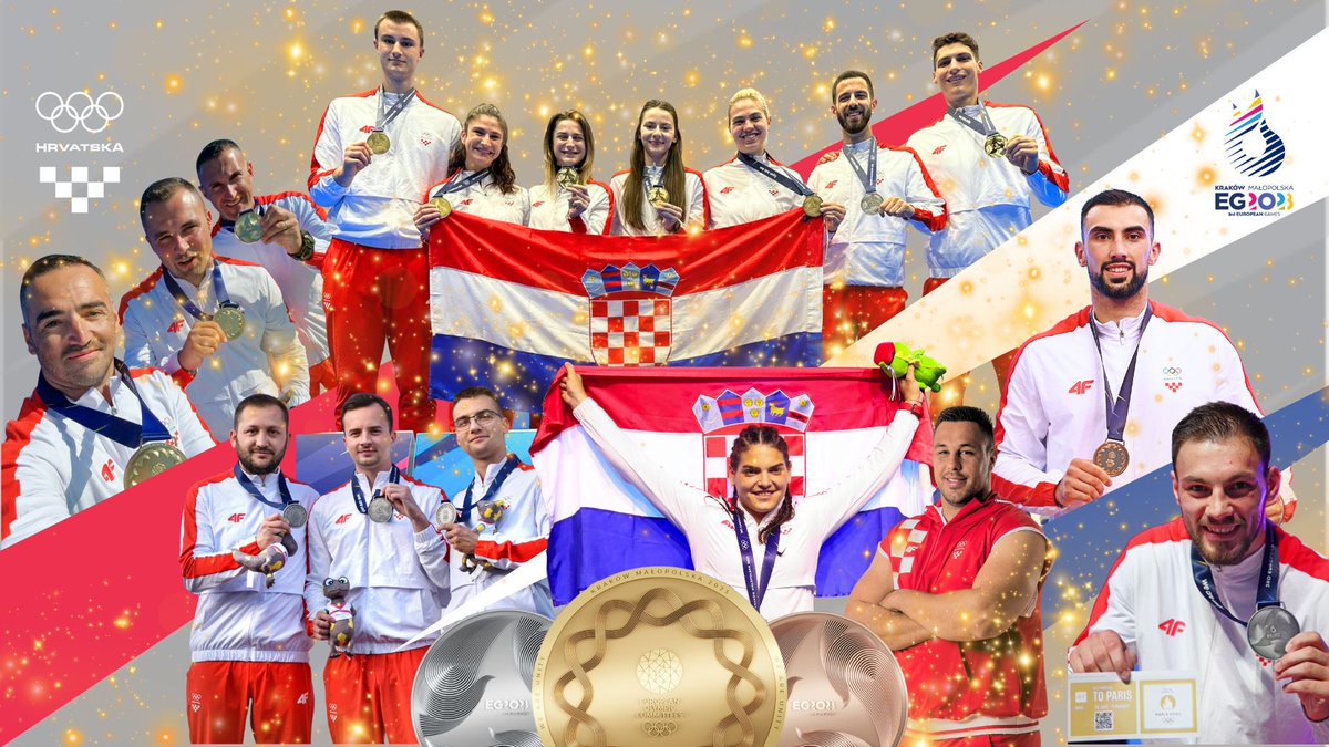 🇭🇷 osvajači medalja na @eg2023en 🙌🏼

#WeAreUnity #EuropeanGames #EG2023 #Croatia #Hrvatska #krakówmałopolska2023 #4f #4fcollection