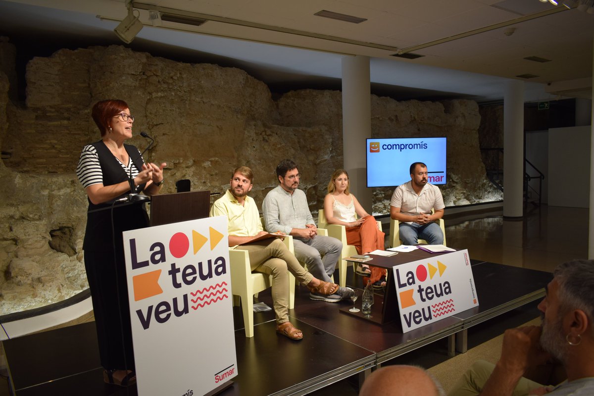 Este matí hem presentat el programa de <a href="/compromis/">Compromís</a> <a href="/sumar/">Sumar</a> : un programa que posa els drets de totes les persones per davant dels privilegis d'uns pocs.

Volem ser la teua veu.