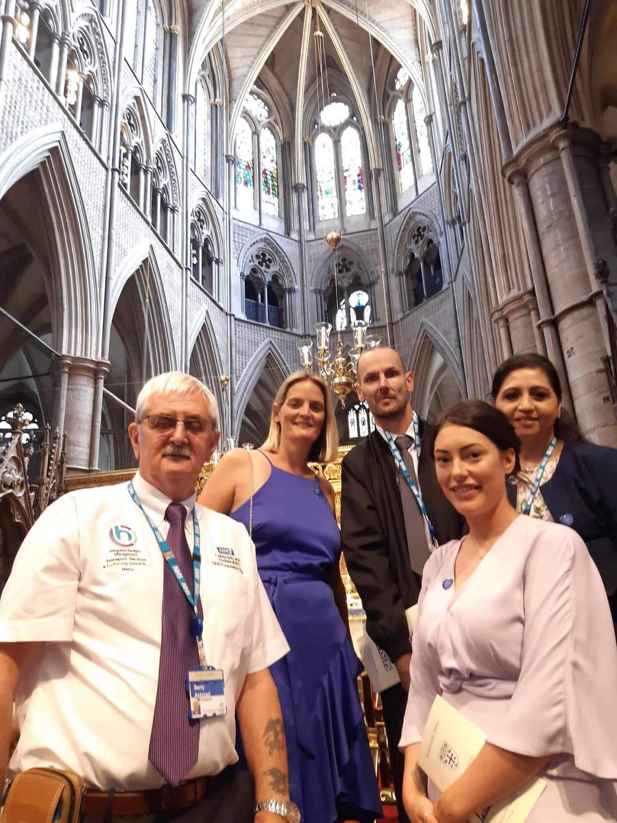 CHFTNHS's tweet photo. Colleagues from CHFT have represented us at Westminster Abbey today in a special service for the NHS’s 75th birthday. Don’t they look just fab!? https://t.co/KgU4LPanOO