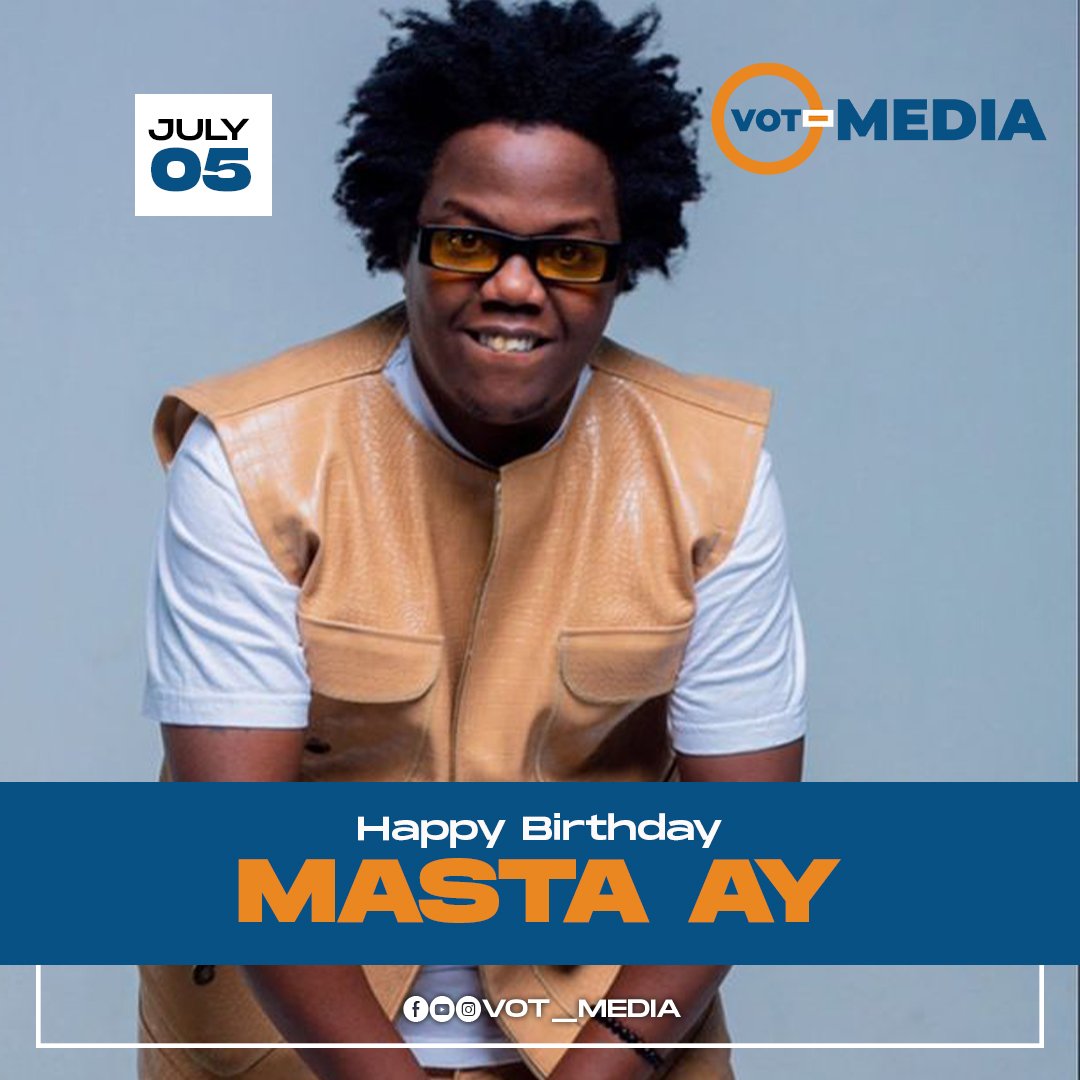 vot_media's tweet photo. Leo July 05, amezaliwa Mwanamuziki wa Hip Hop (Rap) hapa Bongo @aytanzania Mkongwe katika Tasnia ya Muziki wa Bongo Flava kwa miaka 27 hadi sasa.
HAPPY BIRTHDAY TO YOU MR COMMERCIAL
Cc @maushapu
#votent #birthdayblessings #tumechangamka https://t.co/SFcbOtDxnC