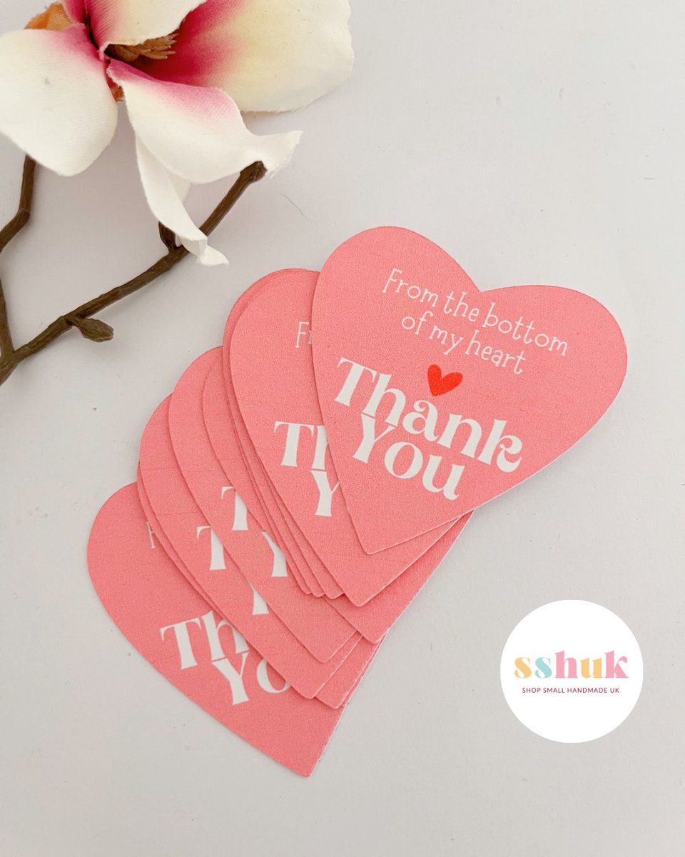 How cute are these thank you cards from <a href="/StationeryHelen/">Stationerybyhelen</a> 
These would look perfect in your packages #thankyou #businesscards #smallbusinessowner #SmallBusinesses
