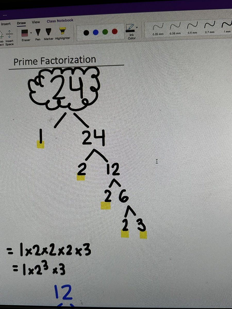 We are factoring fun into all that we do together <a href="/GR6to8SumProg/">Thomas Merton's Gr.6-8 Summer Learning Program</a> ☀️📚 We used <a href="/WhiteboardFi/">Whiteboard.fi</a> to solve <a href="/solvemoji/">Solvemoji</a> math. Then we moved onto orders of operation focusing more explicitly on exponents &amp; prime factorization 1️⃣2️⃣3️⃣5️⃣7️⃣