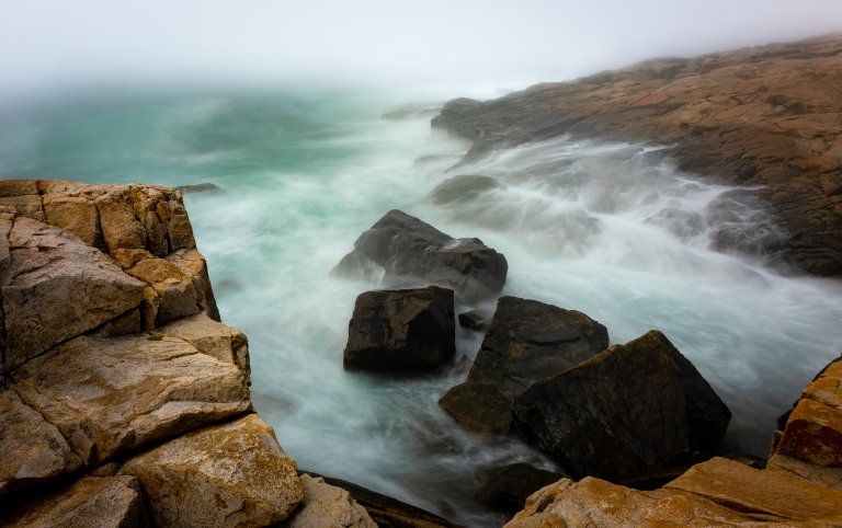 Fast vs slow shutter speed larrygoes.com
#photography #ndfilter #Maine #schoodic #NaturePhotography