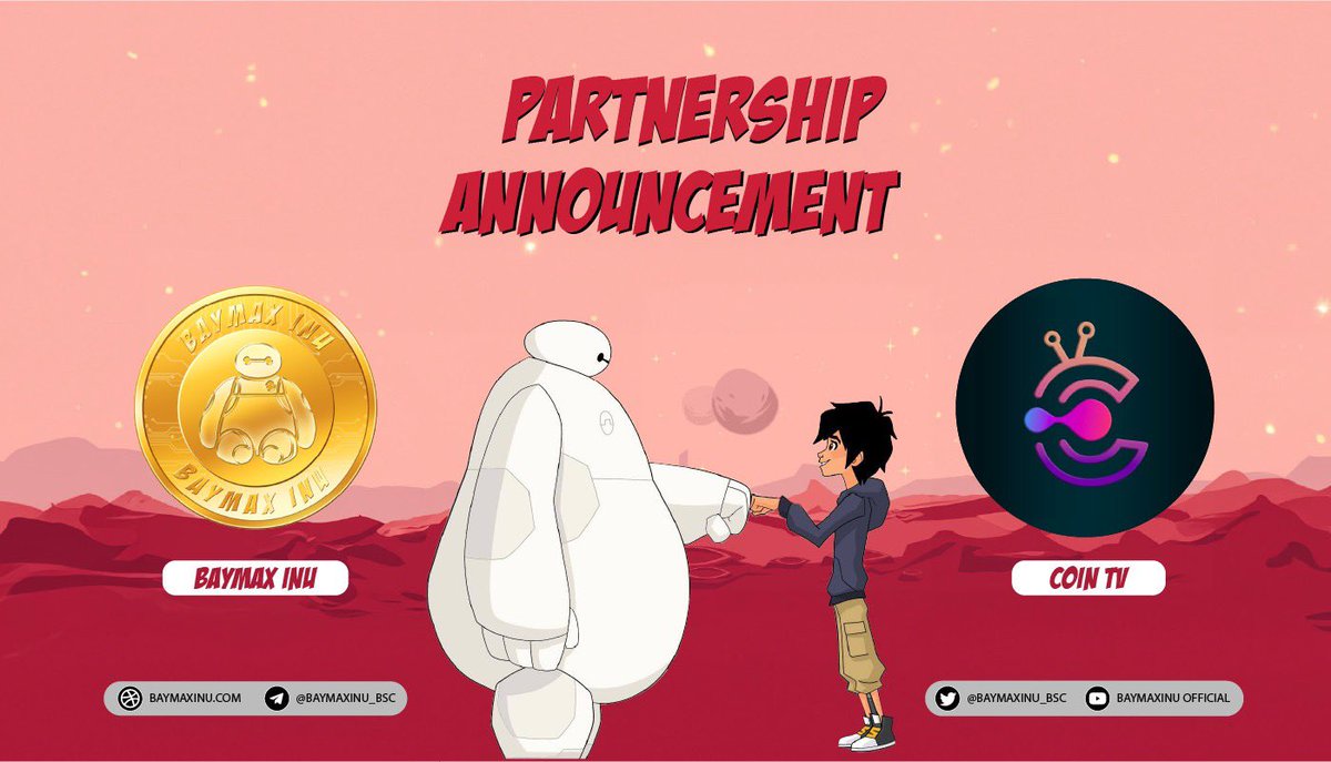 BaymaxInu x Cointvchannel

t.me/Cointvchannel/…

Keep support and raid for $BAYMAX

#BAYMAX #BAYMAXINU #NEWMEMESEASON

Website: baymaxinu.com
Telegram: t.me/baymaxinu_bsc