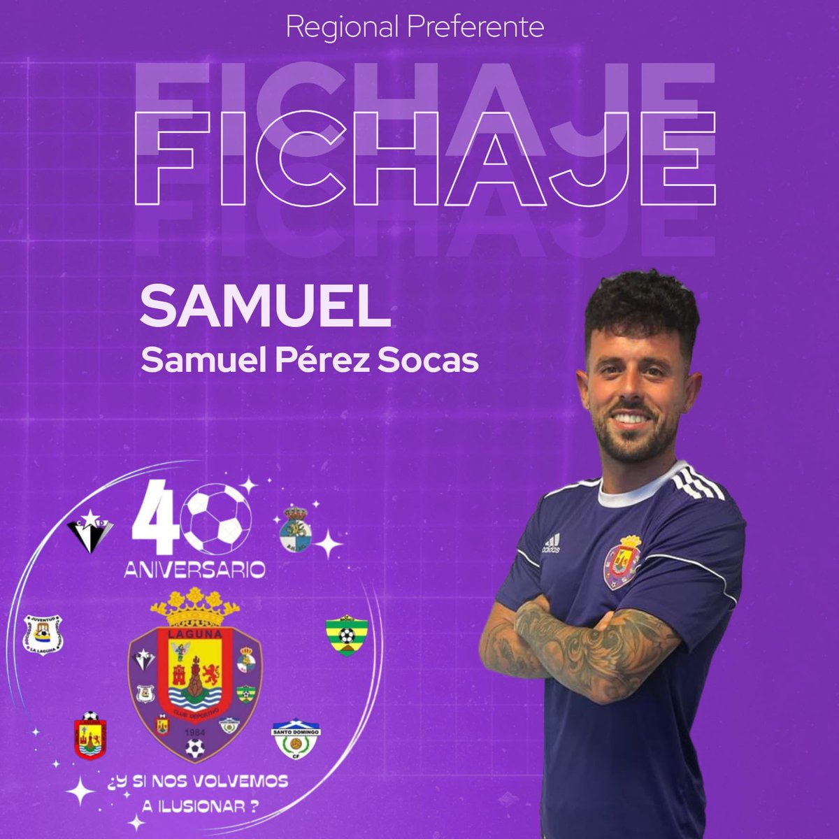 CD_LAGUNA1984's tweet photo. 🤝 SAMU PÉREZ REFUERZA EL MEDIOCAMPO DEL CLUB LAGUNERO ‼️

💪🏾 Samu llega procedente del @cdveraoficial para aportarnos entrega, lucha y calidad ⚔️

➡️ Formado en el @cdtcantera Samu estará bajo las órdenes de Chema Izquierdo durante la 23/24 https://t.co/SfNIo6ZQ5M