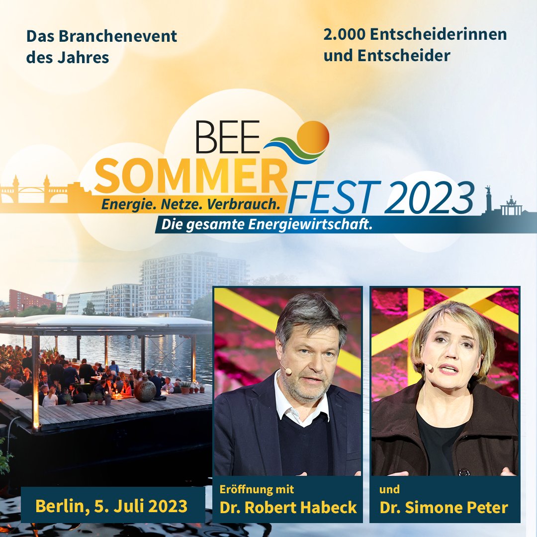 In knapp zwei Stunden startet DAS Sommerevent der #teamerneuerbaren. Wir freuen uns auf viele Mitglieder und Freunde des #teamerneuerbare