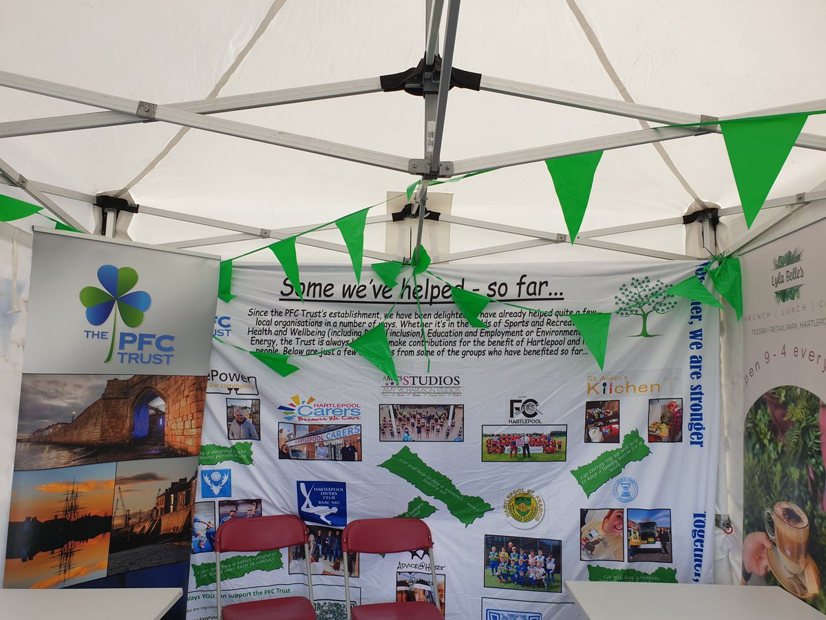 HartlepoolSport's tweet photo. Come and say hello at @pfc_the Tall Ships Races Community Zone from tomorrow until Sunday.

Ships have started arriving, stalls are set up, bands are sound checking. It's going to be a great event.

See you all there... https://t.co/Xn9ucjlVPr