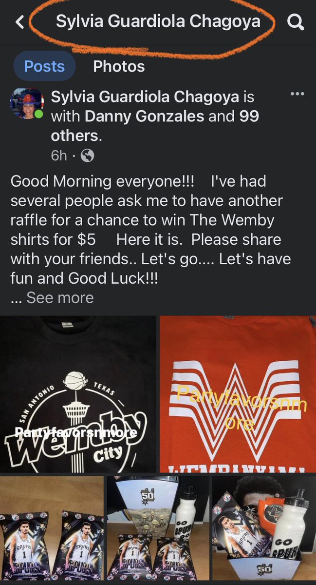 duncandarlin21's tweet image. Hey #SpursTwitter, who wants some Wemby merch? My mom is raffling off a prize pack including: 
1 Wemby City shirt
1 Whata Wembanyama shirt
4 buttons
2 chip bags
1 Spurs Water bottle 
1 Souvenir popcorn bucket

Only $5 a chance!

Find her on Facebook
Cash app $sylchag