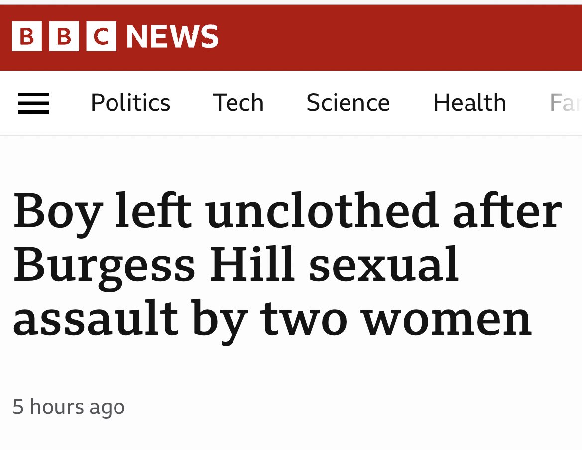 XAVIAERD's tweet image. A boy was sexually assaulted by two biological men, and this is how the media is framing the narrative: