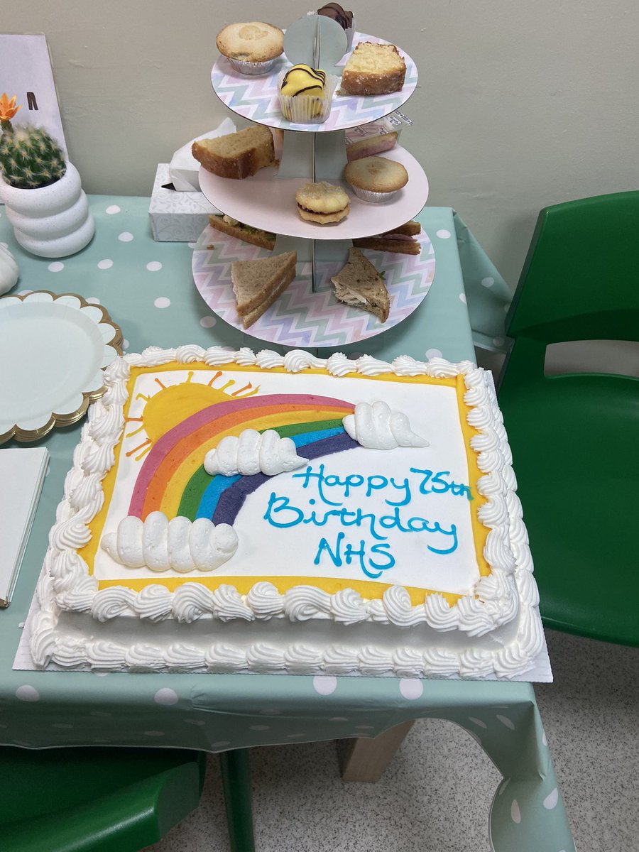 Great afternoon with patients talking about times before our NHS existed