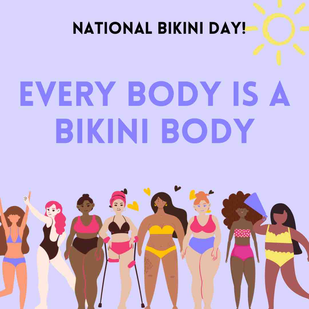 National Bikini Day #nationalbikiniday #wednesdaymotivation #bikini