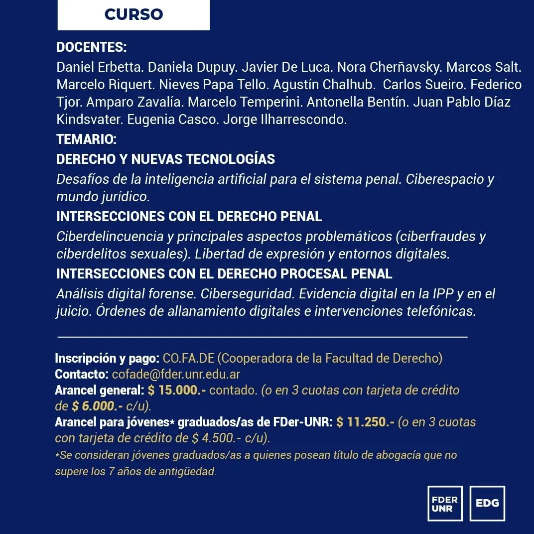 GusFrancescheti's tweet photo. Imprescindible el tema del curso y totalmente accesible la oferta por la virtualidad y el valor! https://t.co/1owUKESyUl