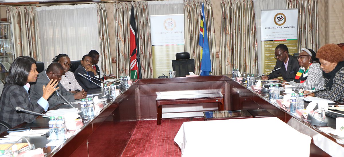 PSCKenya's tweet photo. UPDATE: Zimbabwean Public Service Commissioner Rosemary Mukogo has commended the PSC, Kenya, for leading the way in leveraging technology to ensure quality and efficient service delivery. 1/3

Full Story: https://t.co/CWKBwFbvLa https://t.co/EtfJ9EQhxK