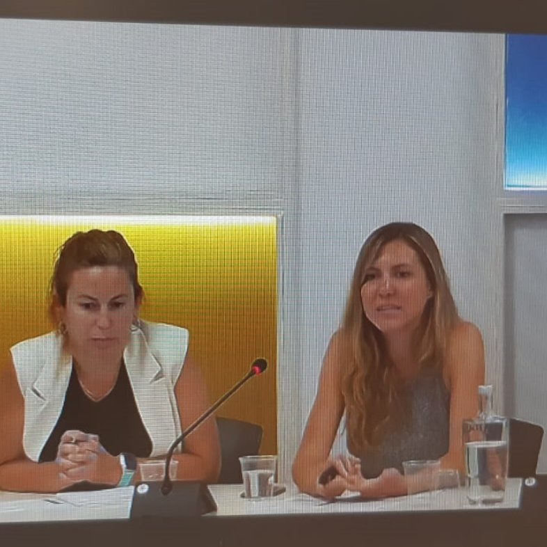 IGuttmann's tweet photo. 🗣️Blanca Cegarra, Experiència Pacient i recerca social de l'Institut Guttmann i Andrea Santamaria d'@atheneasolution parlen del Pla d'acollida de pacients al webinar "Experiència persona i família" de la @uchcat junt @NSWHealth @DigimEvolution @eliserram i @CarlesO16 https://t.co/Uy09GzYh63