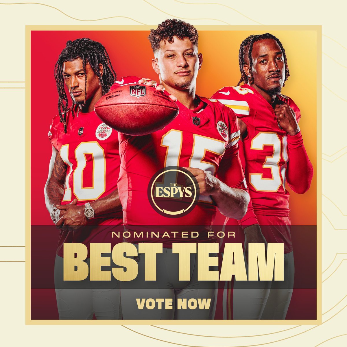 Clock’s ticking ⏰ Cast your vote for this year’s ESPYS to help us take home Best Team.

🗳️ chfs.me/3CIG0e9