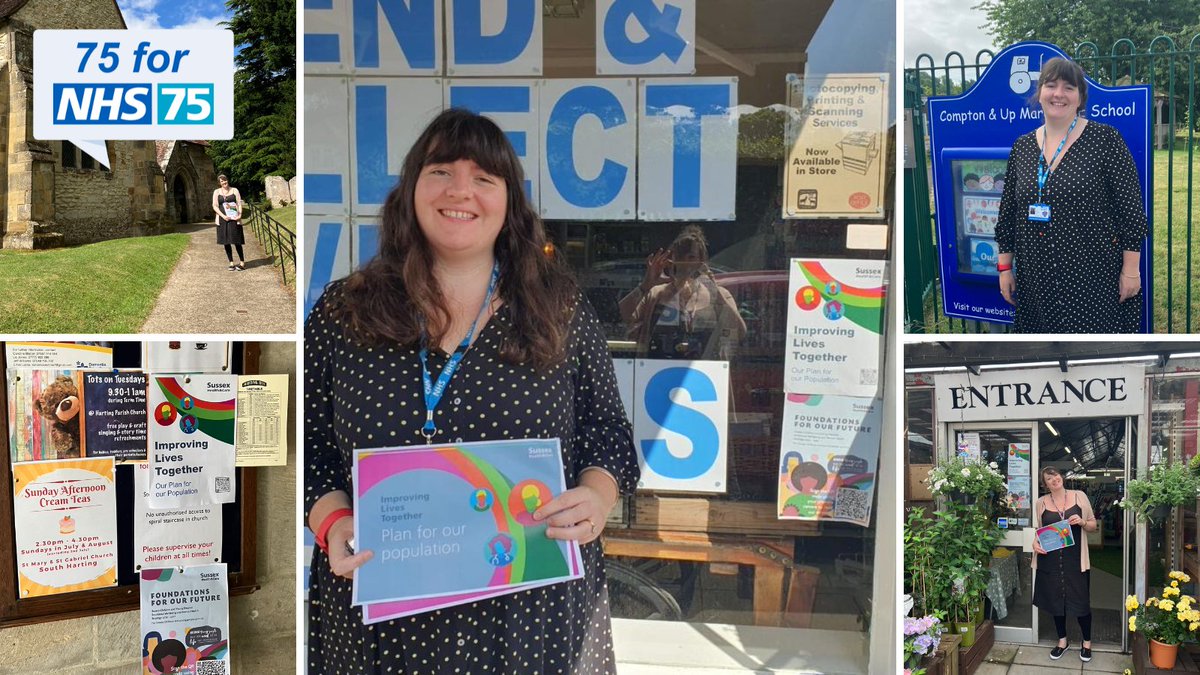 Shout out to Lilly and <a href="/Clark_Iz/">Isabel Clark</a> who have been on a tour of rural West Sussex today to kick off our #75for75 activities.

They've shared our plans with people in 14 villages and towns including Petworth, Midhurst, Rudgwick, Henfield, Upper Beeding and Cowdray.