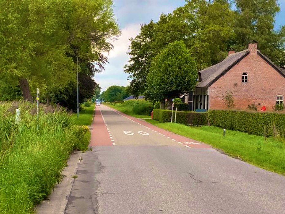 There are no more borders in the European Union.

However, you will always know where the Netherlands begins.