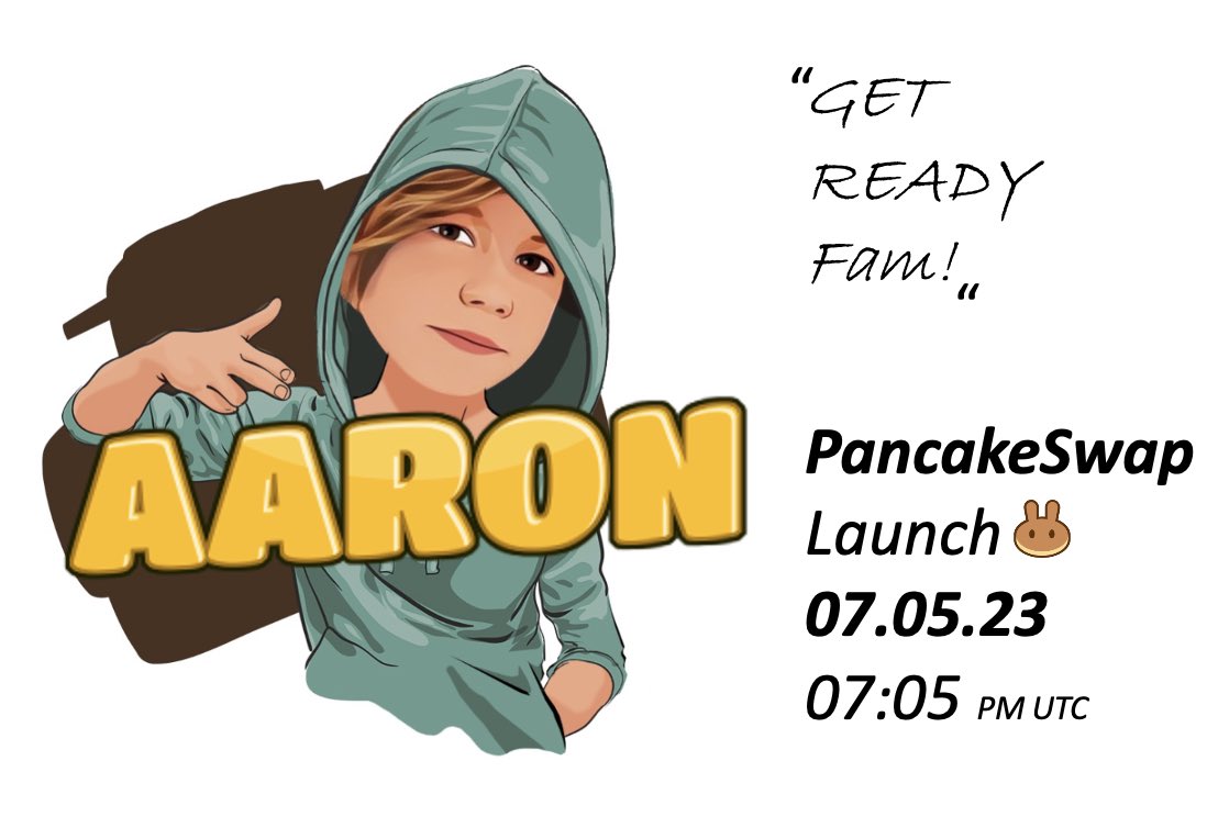 $AARON featured on <a href="/digitaljournal/">Digital Journal</a> and other 1,000 media outlets worldwide 🔥

digitaljournal.com/pr/news/getnew…

⏰TODAY 07:05 PM UTC
BIG launch on <a href="/PancakeSwap/">PancakeSwap</a> after a Successful Fair Launch 250% filled up!

GET READY! 🚀