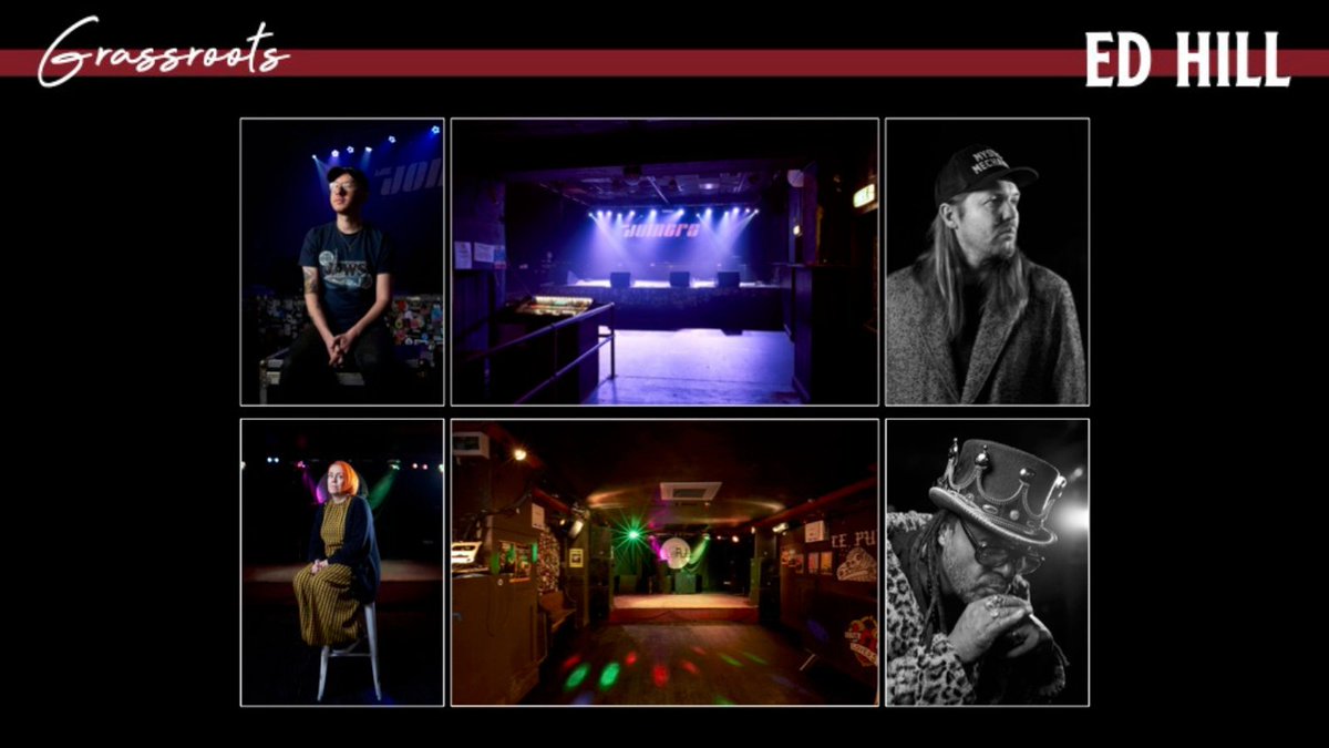 musicvenuetrust's tweet photo. Fantastic photographer @EdHillPhoto recently completed a photo series “Grassroots” in support of Grassroots Music Venues. A selection of the images are being exhibited at @inspiredAUB until 7 July, &amp; at @HoxtonArches Gallery from 11-14 July. 

You should go and take a look! https://t.co/D6eMqzurSk