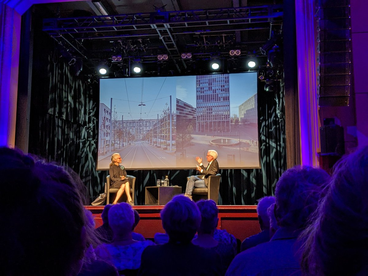 JessicaVerheij's tweet photo. Yesterday I attended a public talk with #Bern's new city #planner. From the very challenging location of the train station 🚈 to recent #densification projects 🏙️ and urban climate 🌳 "Today we wouldn't plan it like that anymore" applies quite often #UrbanPlanning @Bern_Stadt https://t.co/gy4X67mAcl