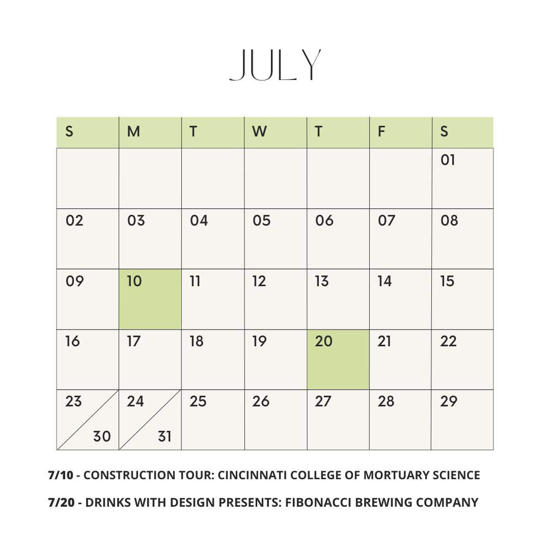 We have some exciting events coming up this month! Grab your tickets today! 

Cincinnati College of Mortuary Science Tickets: conta.cc/3NZIjQh

Fibonacci Brewing Tickets: conta.cc/43v9RTb