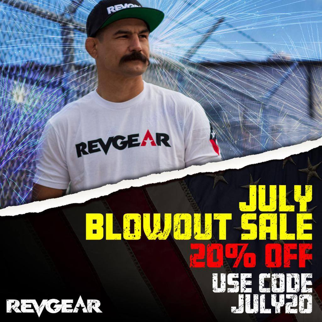 FromHellPichel's tweet photo. Huge sale at Revgear all month long!!
Head to https://t.co/OINjefPilB to take advantage of the savings! Don’t forget to use code “JULY20” #Revgear #MMA #BJJ #Boxing #Kickboxing https://t.co/S131DO4zUP