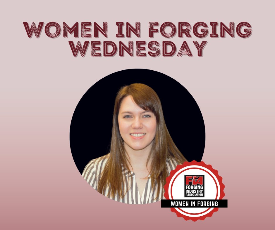 Happy #WiFWednesday! This week, our highlight is Stephanie Mazzant, Product Specialist at Ellwood City Forge Group.
Stephanie's degree is in Chemical Engineering from Youngstown State University. Stephanie has two boys, 1 and 4, who have more energy than she thought was possible!