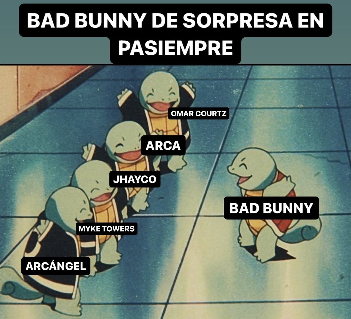 badbunnytwetts's tweet photo. Nadie esperaba esto al final @Tainy https://t.co/qffcVmlMGU