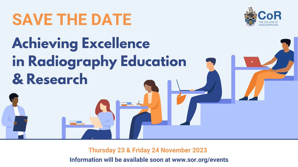 📅Save the date! The Achieving Excellence in Radiography Education and Research conference will be held on 24 & 25 November this year. More information coming soon! @StrudwickDr #ARE2023 #RadEducators