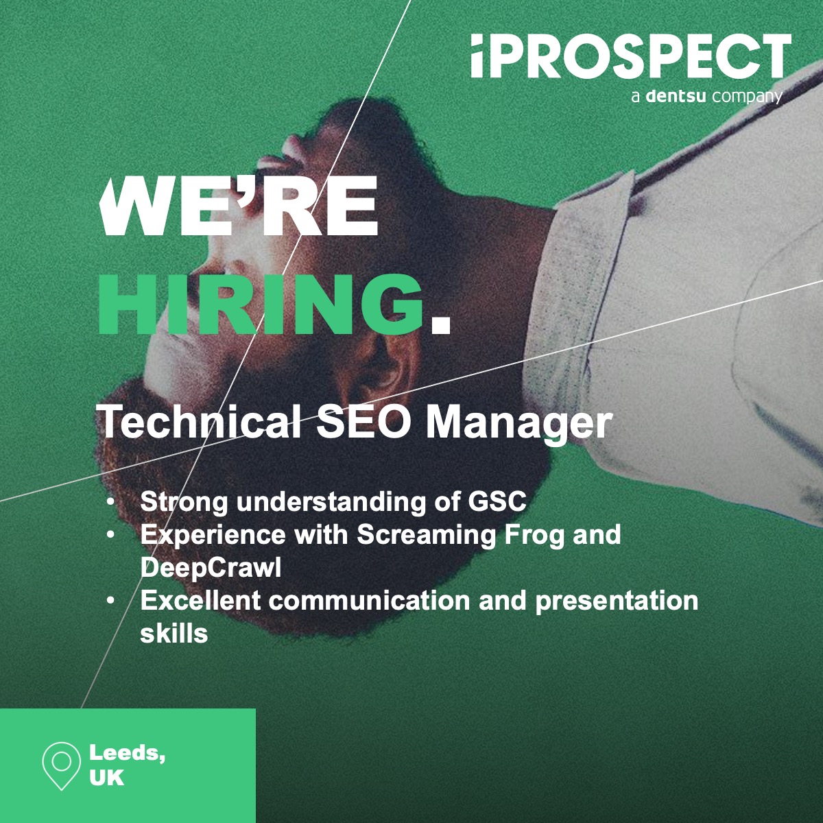 Work with us! Join our team in Leeds, UK as Technical SEO Manager. Apply here: linkedin.com/jobs/view/3620… #werehiring #opentowork