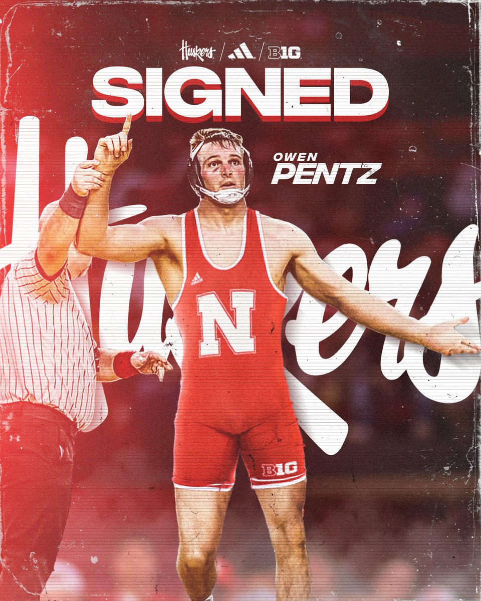 Coming to the 4️⃣0️⃣2️⃣

▶︎ 3-time NCAA qualifier
▶︎ 26 career pins

Welcome to Husker Nation, Owen Pentz.