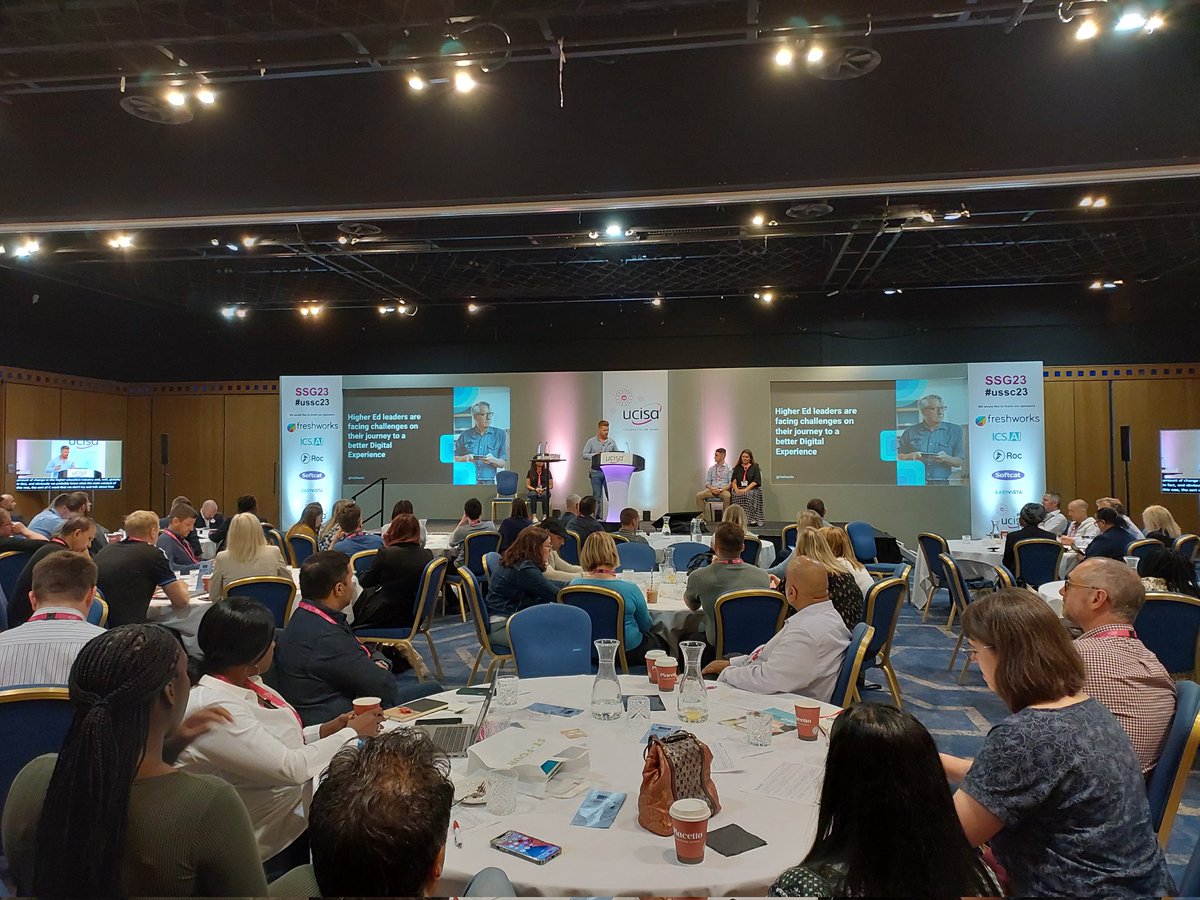 SSG23 Primary Sponsors @FreshworksInc are taking the stage with Brunel University to explore the latest IT and shared service trends for greater efficiency and a unified experience - for students and employees alike. #USSC23 #supportservices #digitaltransformation #HE #FE