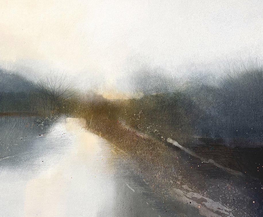 River reflections from the studio wall today… #RiverPainting #LandscapePainting #RiverReflections #Artist #ArtistGallery #ArtistStudio #EnvironmentalArt #EnvironmentalArtist #Rivers #CornishArt #CornishArtist