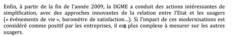 Le gouvernement est tout fier de présenter sa nouvelle méthode de simplification des démarches centrée sur les évènements de vie (je perds mon emploi, je déménage...). Or, tout cela remonte déjà à 15 ans....