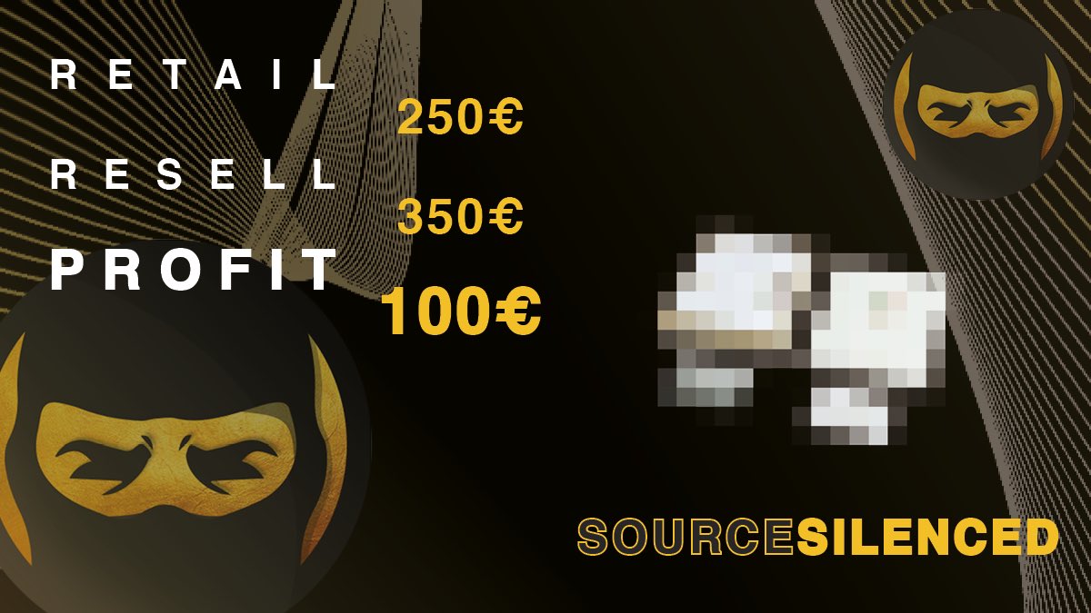SourceSilenced's tweet image. And we hit again, easy €100 profit! 💰This item is niche, so we had almost no competition in selling it! Furthermore, many users hit multiple of it! 
We are soon done with our new dashboard - turn the notification on, so you don&apos;t miss any restock opportunities! 🫂