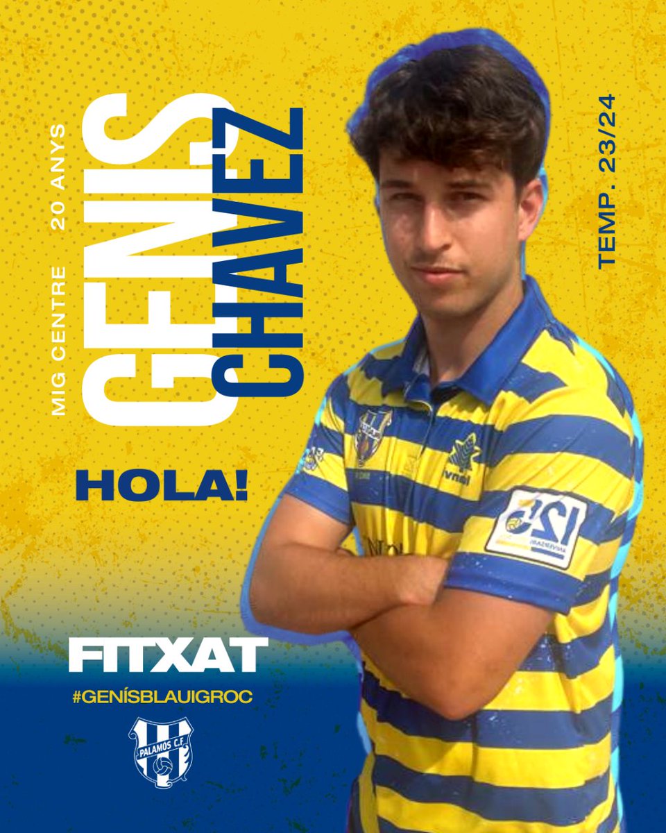 palamoscf's tweet photo. ✅ 𝗕𝗘𝗡𝗩𝗜𝗡𝗚𝗨𝗧 | Quan parlem de jugador revelació, no pot ser un altre que: 𝗚𝗘𝗡Í𝗦 𝗖𝗛𝗔𝗩𝗘𝗭. 

🤚El de mig-camp de 20 anys arriba procedent de la @uetorroella disposat a ser el rei dell “tiki-taka”.

🏡Ara si, benvingut a la teva nova casa @genischavez_ https://t.co/wNo1v3sPA6
