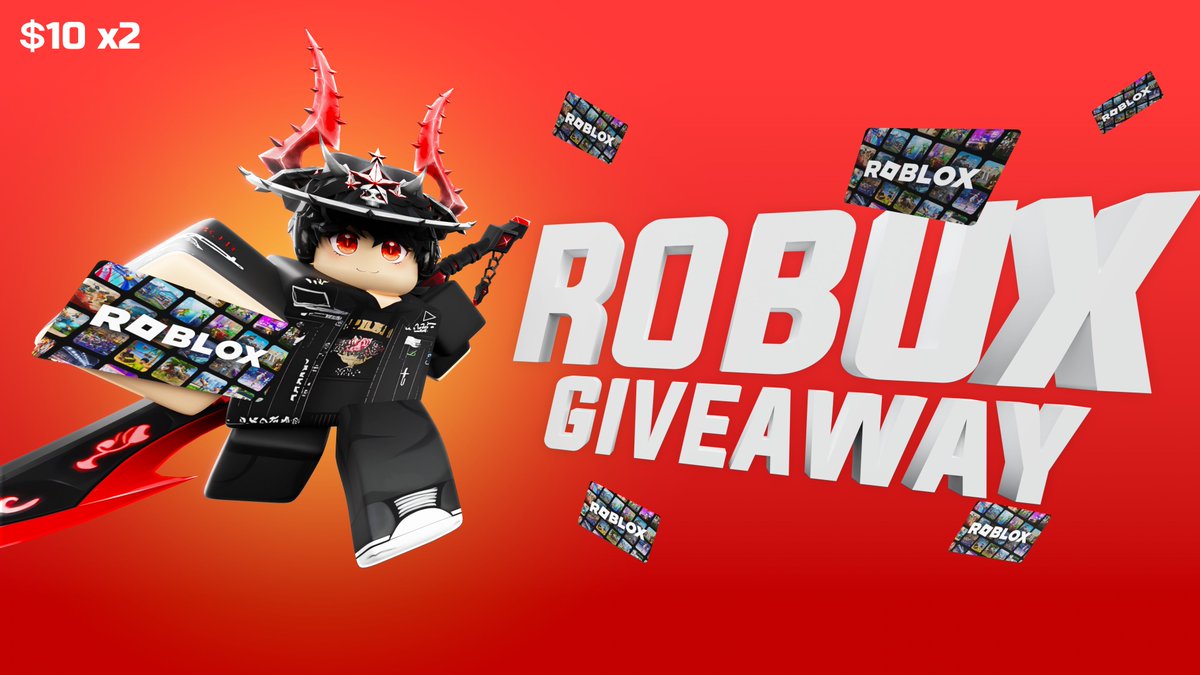 KreekCraft on X: Doing a $10 Roblox Robux gift card giveaway! All you have  to do is retweet, like, and follow to enter. Ends September 6th at 11:59  PM.  / X