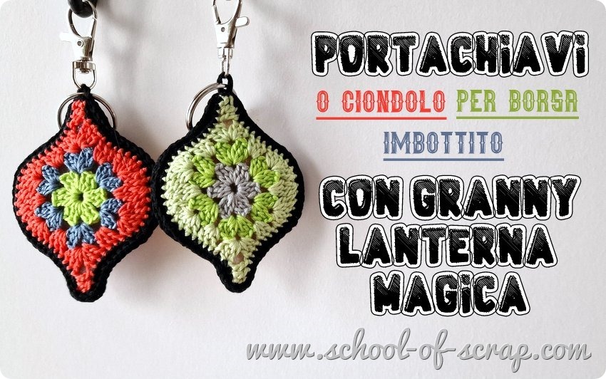 Come fare un meraviglioso portachiavi a crochet con la granny lanterna magica dlvr.it/SrkX0p