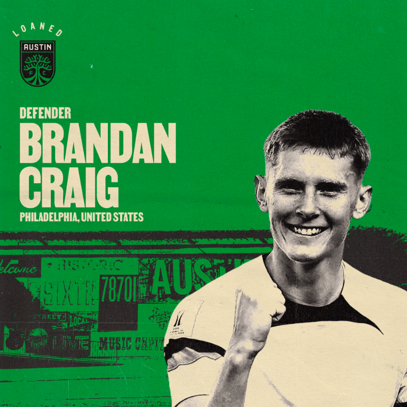 AustinFC's tweet photo. Welcome to Austin, Brandan!