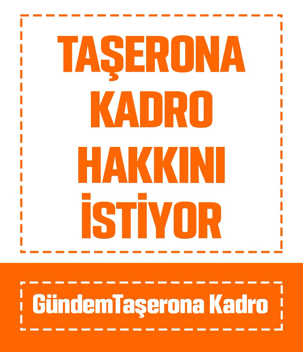 GündemTaşerona Kadro
Bu gündemi sonuclayin ve gündemden kaldıralım. Bütün Tasoren çalışanları yeterince bekledi ve sabır gösterdi artık sonuçları alma vakti...