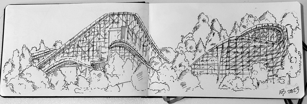 Sketch Tonnerre de Zeus 2 Parc Asterix <a href="/ParcAsterix/">Parc Astérix</a>
