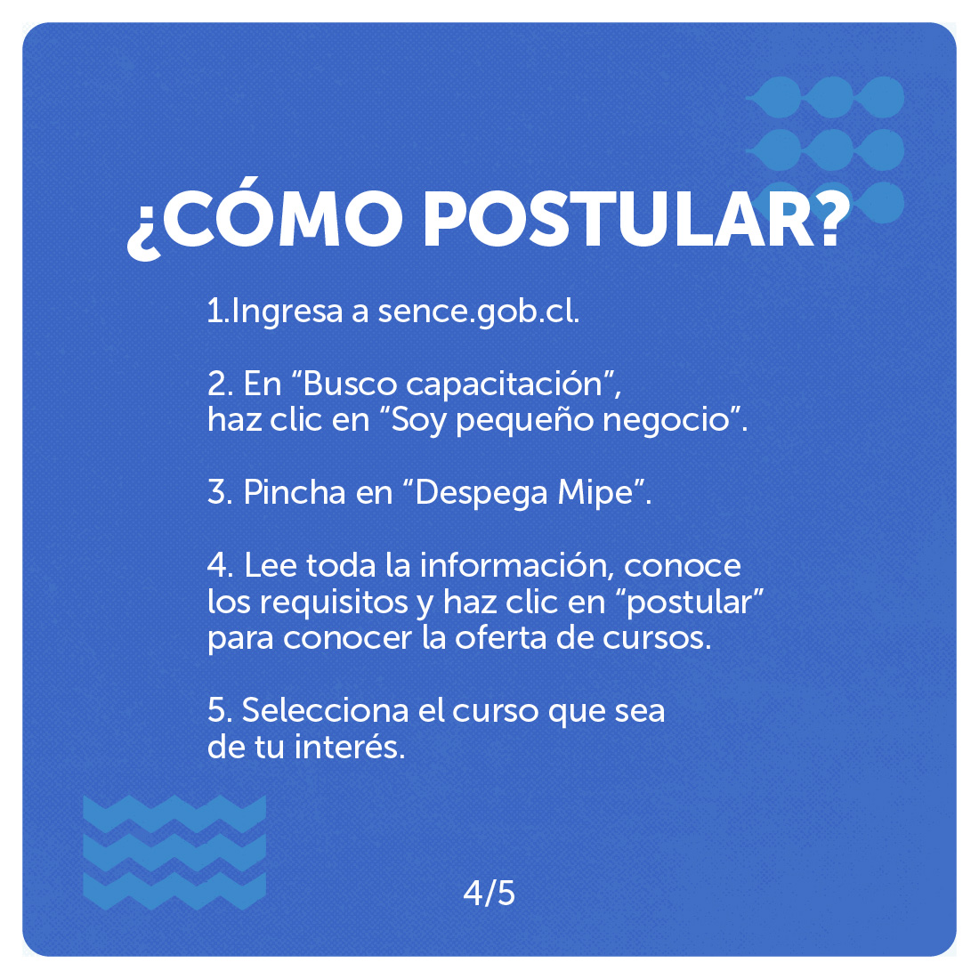 SENCEMAGALLANES's tweet photo. ¿Quieres hacer crecer tu negocio? Aprovecha esta tremenda oportunidad 🤩. #DespegaMipe de Sence tiene cursos gratuitos para las y los: trabajadores, dueños, socios o representantes legales de micros o pequeñas empresas. Conoce toda la oferta y postula en https://t.co/12d3XFnPJm https://t.co/akG0HAujKp