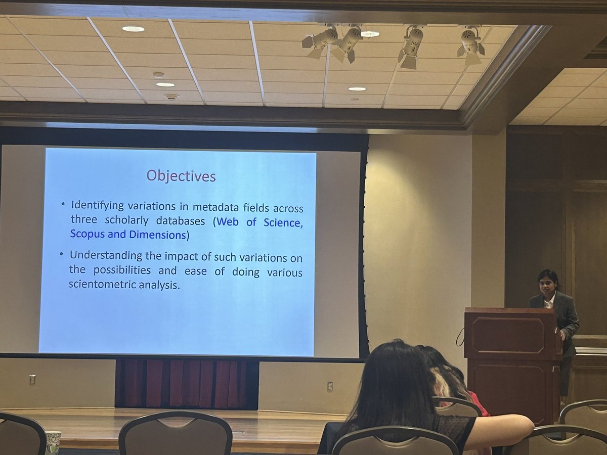 Barbara S. Lancho Barrantes (@barbaralancho) on Twitter photo A really good study presented by Prashasti Singh and <a href="/vivekks12/">Vivek Singh</a>
Especially relevant when interpreting the classification of the SDG publications.
Now at Bibliometrics analysis 4 session.
#ISSI2023 <a href="/IUBloomington/">IU Bloomington</a> A really good study presented by Prashasti Singh and <a href="/vivekks12/">Vivek Singh</a>
Especially relevant when interpreting the classification of the SDG publications.
Now at Bibliometrics analysis 4 session.
#ISSI2023 <a href="/IUBloomington/">IU Bloomington</a>