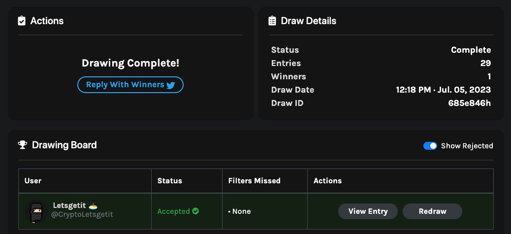 RAFFLE CONCLUDED!
<a href="/CryptoLetsgetit/">Letsgetit 🐉</a> was drawn as the winner of the Record Salesman rare H4CK3R! 

Play around on our mint site and see what other H4CK3R5 are still unrevealed! h4ckth3pl4n37.net