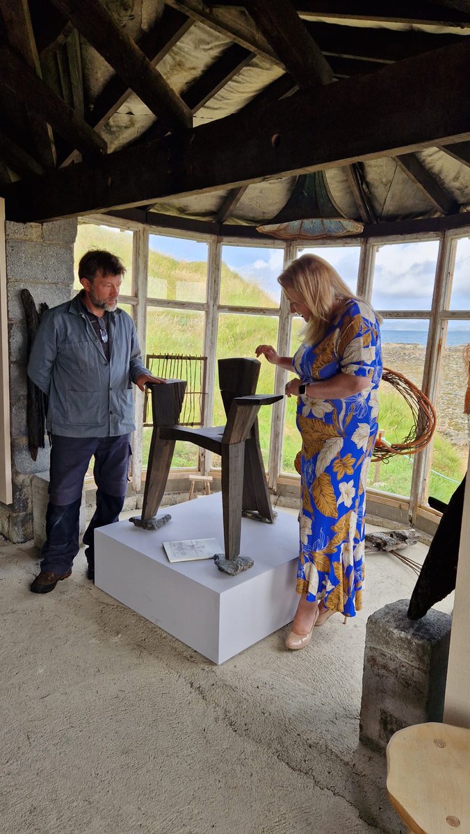ANAM - An Art Craft Design Heritage installation, is open for all to visit through to 9th July at The Old Forge, Renvyle, Connemara.

Peter Sheehan, designer and creator of the installation, commented: "We must find ways to create, with the materials around us, that connect us